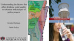 Understanding the Factors That Affect Drinking Water Quality in Arkansas and Analysis of Policy Process (2023) by Kolade Olatunde